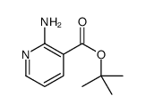 tert-butyl 2-aminopyridine-3-carboxylate结构式