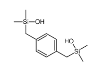 hydroxy-[[4-[[hydroxy(dimethyl)silyl]methyl]phenyl]methyl]-dimethylsilane Structure