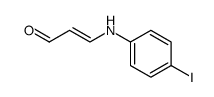 β-(p-Jodanilino)acrolein Structure