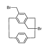 12,15-bis(bromomethyl)-1,4(1,4)-dibenzenacyclohexaphane Structure