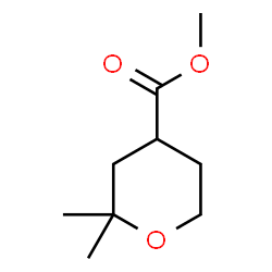 2,2-DIMETHYL-TETRAHYDRO-PYRAN-4-CARBOXYLIC ACID METHYL ESTER Structure