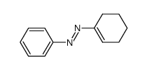 [(1-Cyclohexenyl)azo]benzene Structure