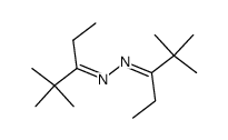 bis-(1-ethyl-2,2-dimethyl-propylidene)-hydrazine结构式