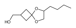 (6-butyl-5,8-dioxaspiro[3.4]octan-2-yl)methanol结构式