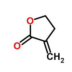 α-亚甲基-γ-丁内酯结构式