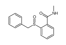ortho-[(N-methyl)carbamoyl]phenyl benzyl sulfoxide Structure