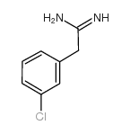 2-(3-chlorophenyl)ethanimidamide Structure