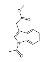 1-Acetyl-1H-indole-3-acetic acid methyl ester Structure