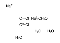sodium hypochlorite hydrate (2:2:5) structure