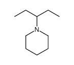 1-pentan-3-ylpiperidine结构式
