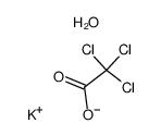 trichloro-acetic acid ; potassium-compound Structure