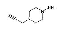 4-(prop-2-yn-1-yl)piperazin-1-amine Structure