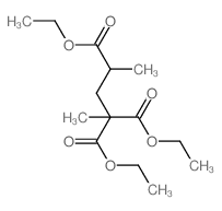 1,1,3-triethyl 1-methylbutane-1,1,3-tricarboxylate Structure