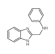 N-(1H-benzoimidazol-2-ylmethyl)aniline Structure