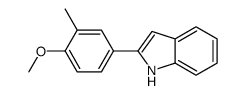 2-(4-methoxy-3-methylphenyl)-1H-indole结构式