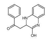 3-phenacyl-3,4-dihydro-1H-quinoxalin-2-one Structure