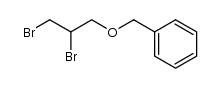 1,2-Dibromo-3-(phenylmethoxy)propane结构式