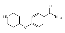 4-哌啶-4-氧基苯甲酰胺结构式