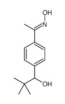 1-[4-(N-hydroxy-C-methylcarbonimidoyl)phenyl]-2,2-dimethylpropan-1-ol Structure