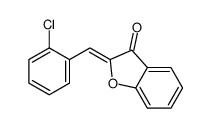 2-[(2-chlorophenyl)methylidene]-1-benzofuran-3-one结构式
