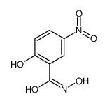N,2-Dihydroxy-5-nitrobenzamide structure