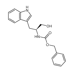 N-alpha-Cbz-D-tryptophanol Structure