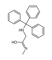 N-methyl-2-(tritylamino)acetamide结构式