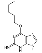 6-pentoxy-7H-purin-2-amine结构式