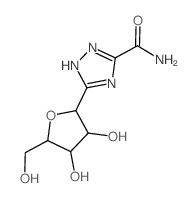 1H-1,2,4-Triazole-3-carboxamide,5-b-D-ribofuranosyl- (9CI) structure
