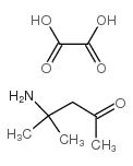 4-氨基-4-甲基-2-戊酮草酸盐结构式