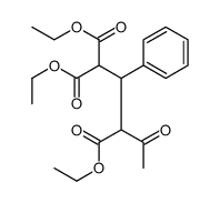 triethyl 4-oxo-2-phenylpentane-1,1,3-tricarboxylate Structure