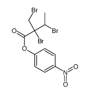 (4-nitrophenyl) 2,3-dibromo-2-(bromomethyl)butanoate Structure
