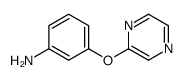3-(2-吡嗪氧基)苯胺结构式