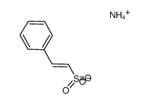 ammonium 2-phenylethylenesulfonate Structure