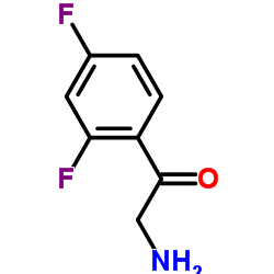 2-氨基-2',4'-二氟苯乙酮结构式