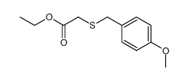 1-(carboethoxy)-1-(4-methoxybenzylthio)methane结构式