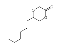2-hexyl-5 or 6-keto-1,4-dioxane结构式
