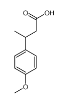 3-(4-Methoxyphenyl)butanoic acid Structure