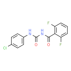 N-[(4-chlorophenyl)carbamoyl]-2,6-difluoro-benzamide Structure