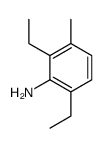 Benzenamine,2,6-diethyl-3-methyl-结构式