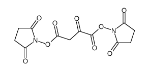 bis(2,5-dioxopyrrolidin-1-yl) 2-oxobutanedioate Structure