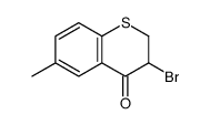 3-bromo-6-methyl-2,3-dihydrothiochromen-4-one Structure