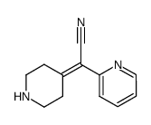 2-(piperidin-4-ylidene)-2-(pyridin-2-yl)acetonitrile Structure