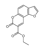 ethyl 7-oxofuro[2,3-f]chromene-8-carboxylate结构式