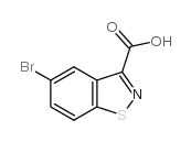 5-溴-1,2-苯并异噻唑-3-甲酸结构式