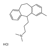 dimethyl-[3-(2-methyl-6,11-dihydro-5H-dibenzo[1,2-e:1',2'-f][7]annulen-11-yl)propyl]azanium,chloride Structure