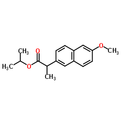 rac-萘普生2-丙基酯-d3结构式