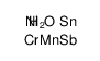 antimony,chromium,lithium,manganese,nickel,oxotungsten,potassium,tin Structure