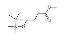 methyl 4-[tert-butyl(dimethyl)silyl]oxybutanoate结构式