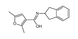 3-Furancarboxamide,N-(2,3-dihydro-1H-inden-2-yl)-2,5-dimethyl-(9CI) Structure